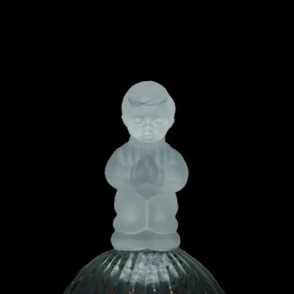 Goebel Western Germany Glass Praying Child / Boy Collectible Bell 1979 - Signed